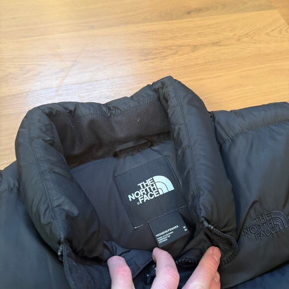 Women's The North Face Black Metropolis 550 Down Fill Parka Puffer Jacket Sz M - Picture 7 of 8